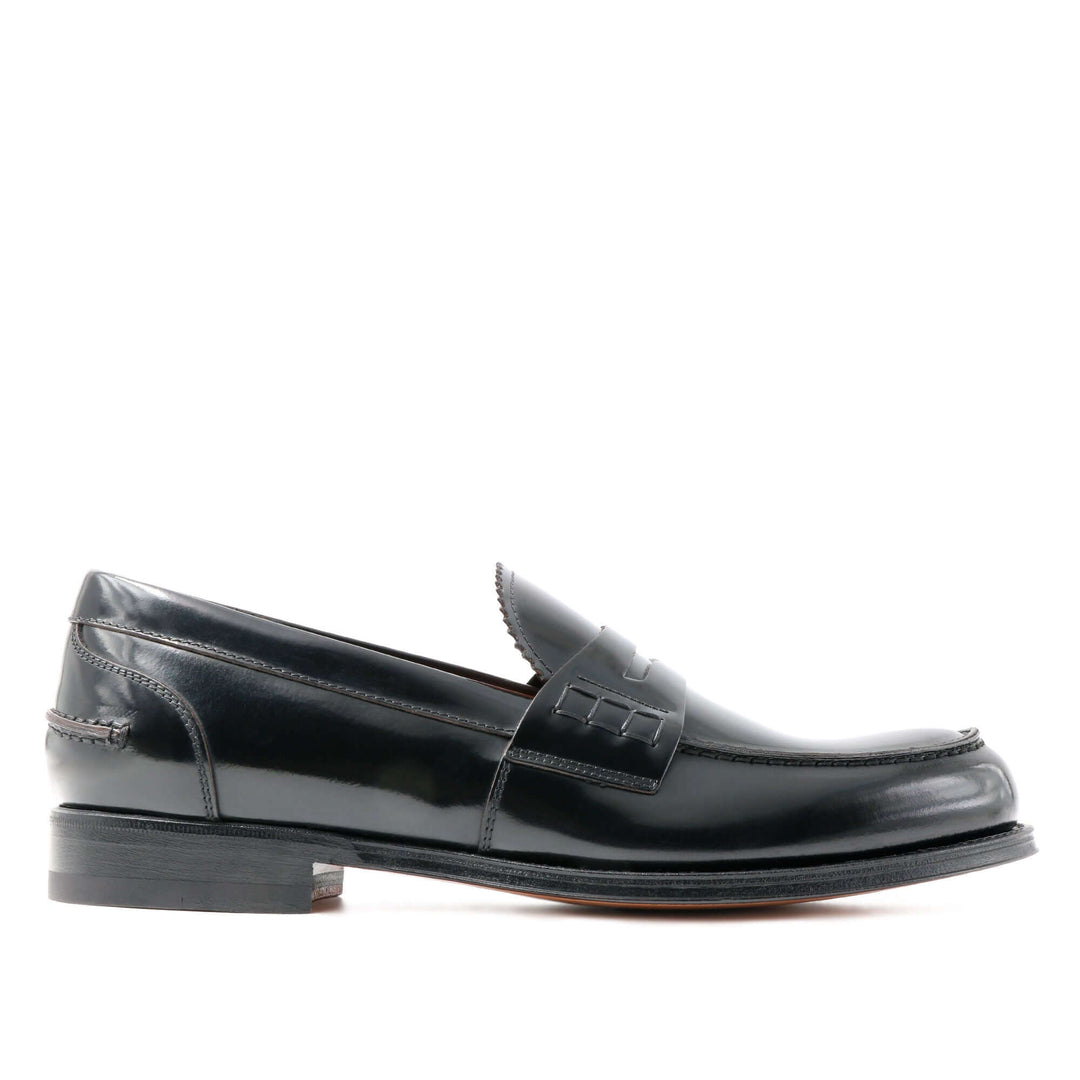 Mocassino da uomo Il Gergo, modello Mate nero.
