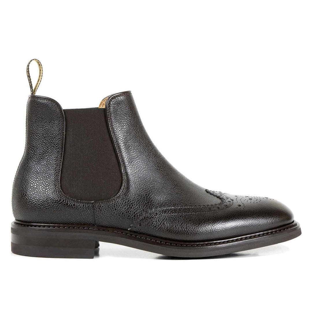 Chelsea boot da uomo in pelle martellata Il Gergo, modello Knight.