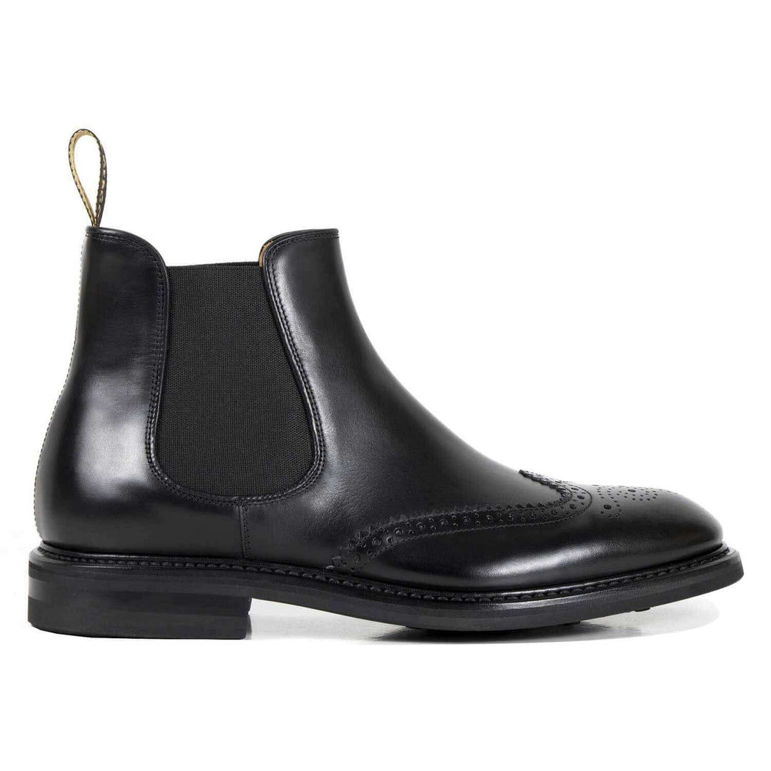 Stivaletto da uomo Il Gergo nero, modello Knight.